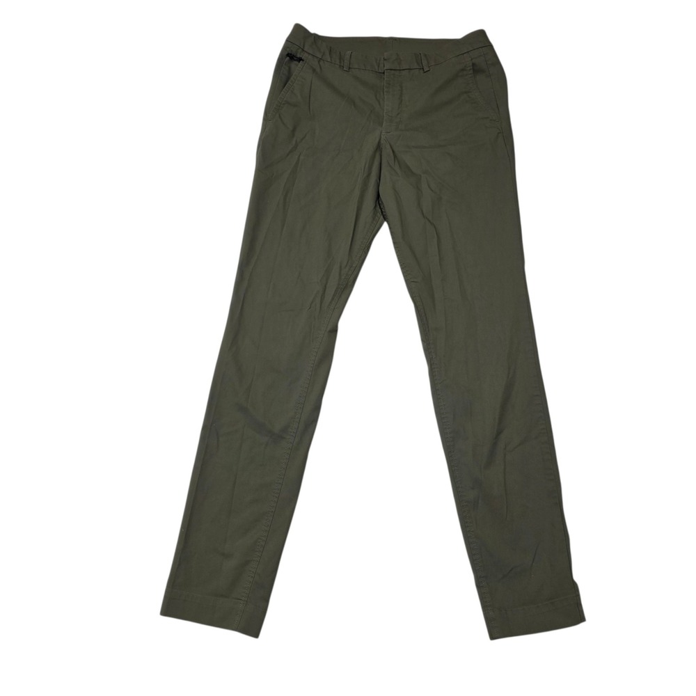 Kit and Ace Navigator Pants Mens 32 Olive Green Chino Commuter Slim Technical
